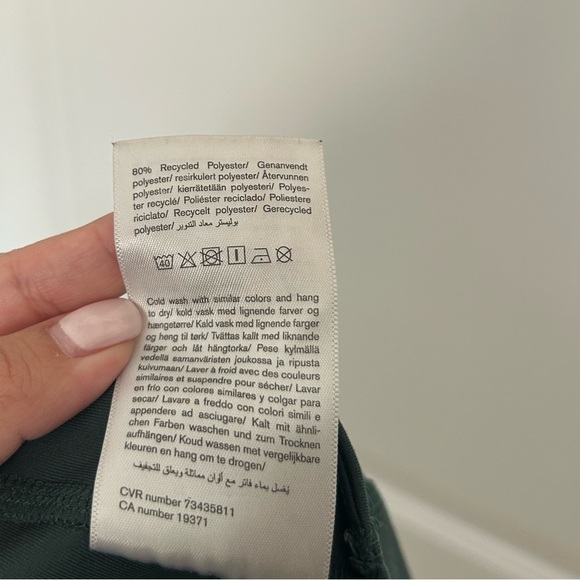 Girlfriend Collective Dark Green Activewear high rise  Leggings size medium - Picture 15 of 15